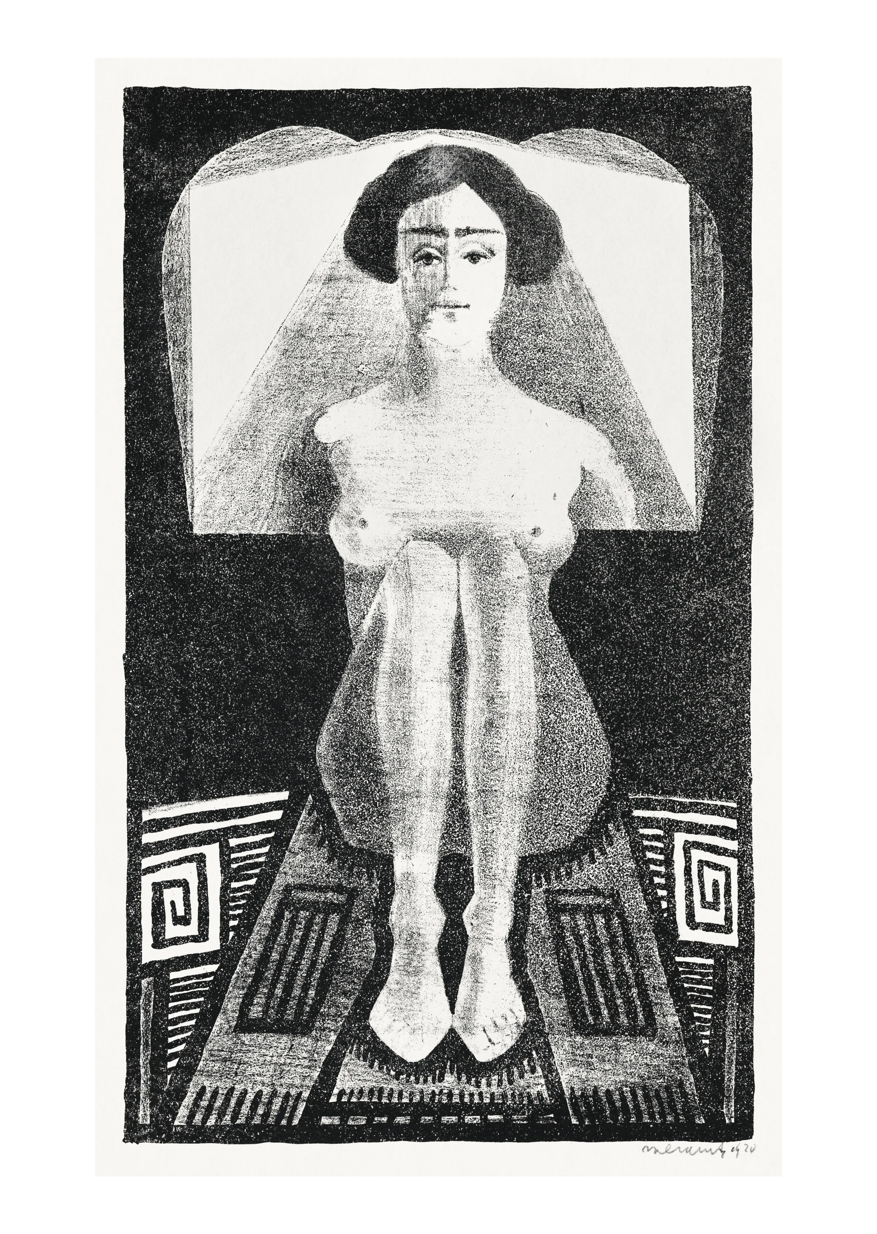 Seated Nude Figure image 1