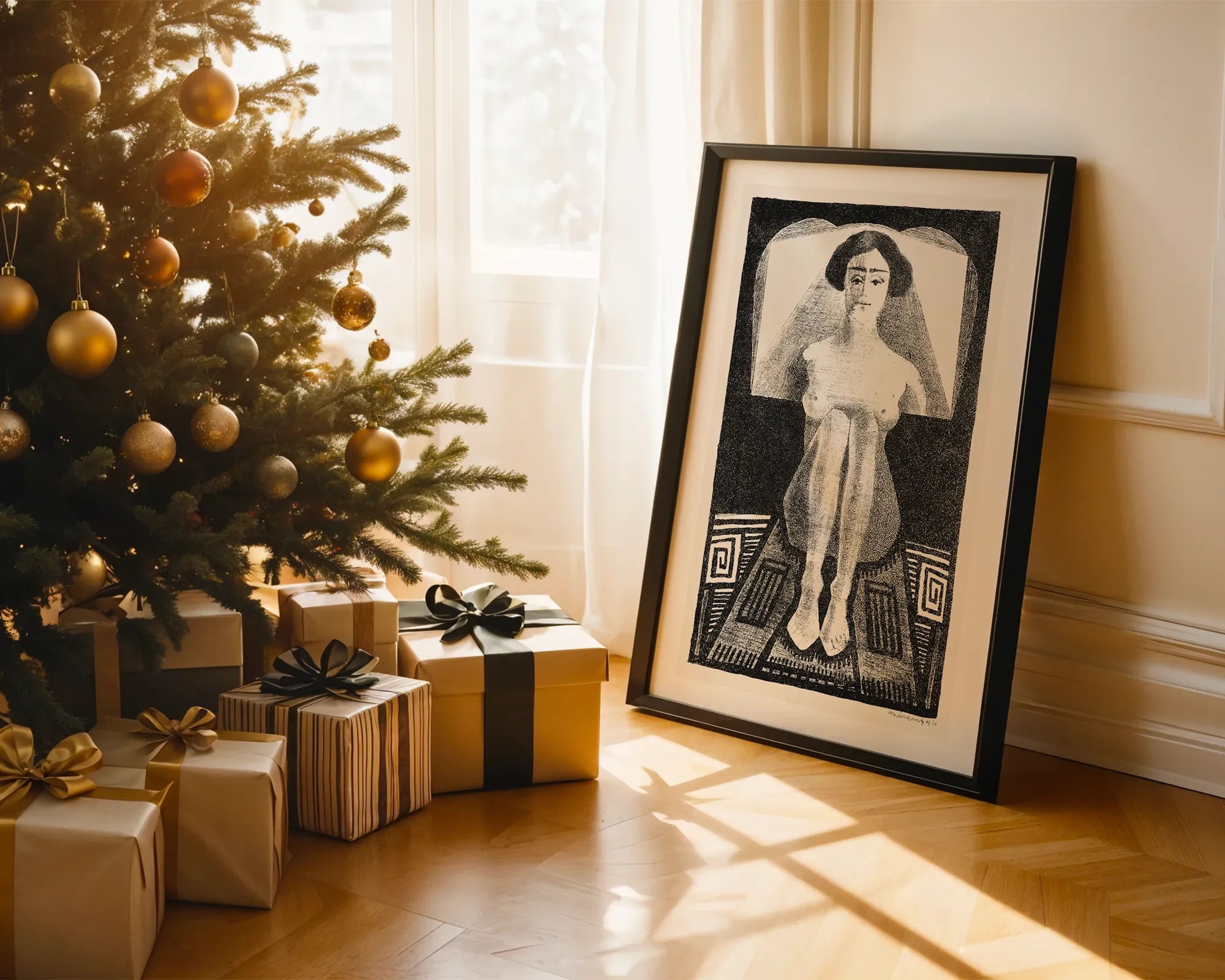 Seated Nude Figure — room view 2