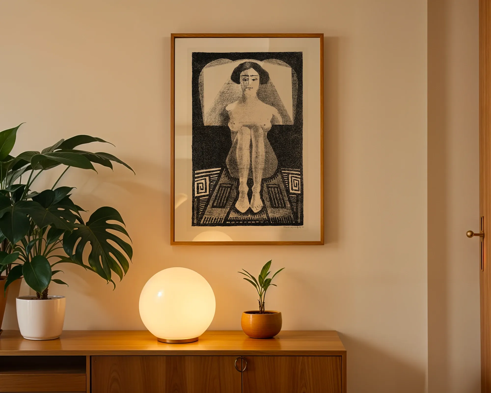 Seated Nude Figure — room view 3
