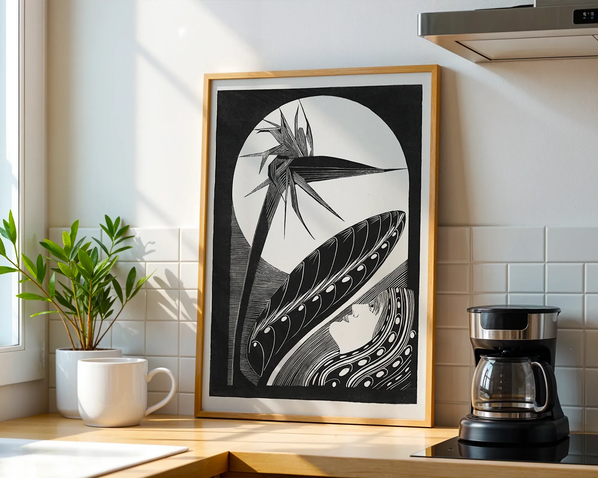Bird of Paradise and Profile — room view 1