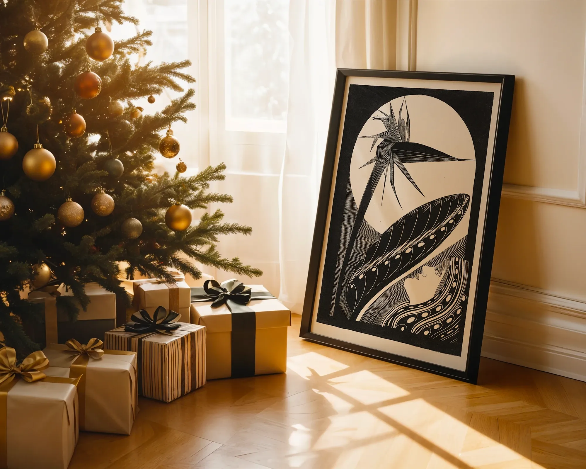 Bird of Paradise and Profile — room view 2