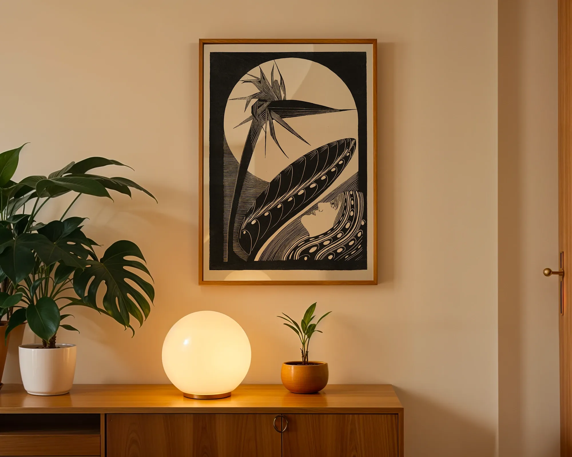 Bird of Paradise and Profile — room view 3