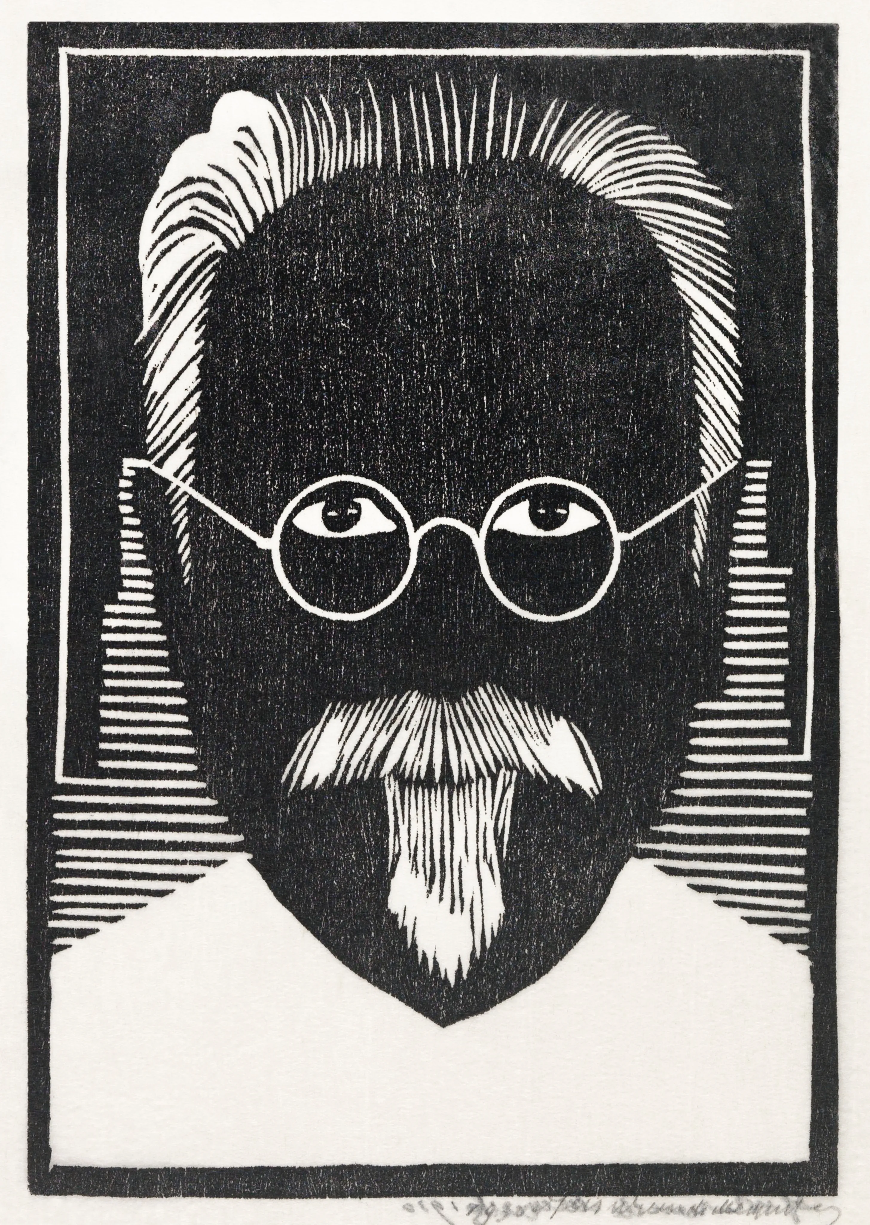 Portrait with Round Spectacles image 1