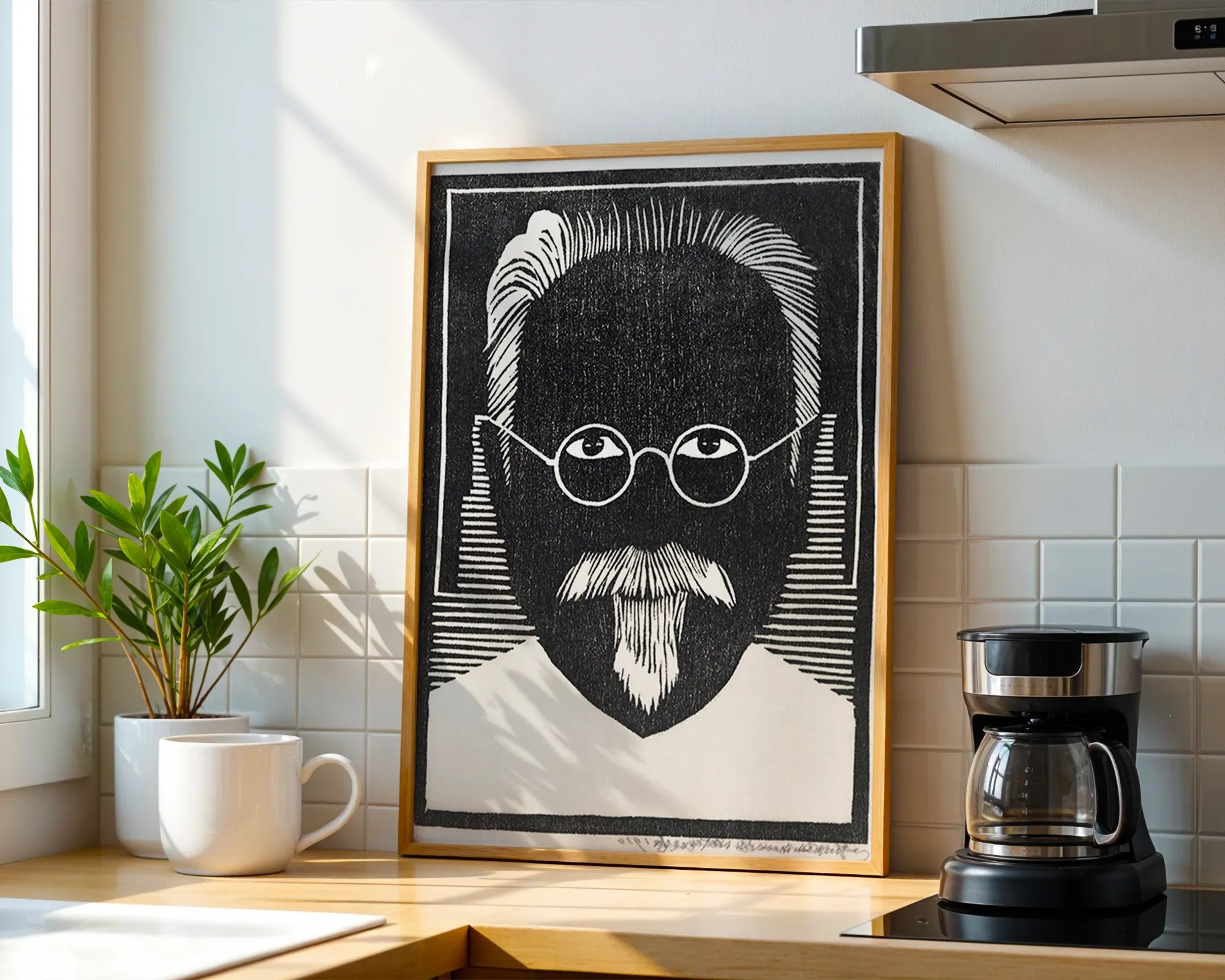 Portrait with Round Spectacles — room view 1