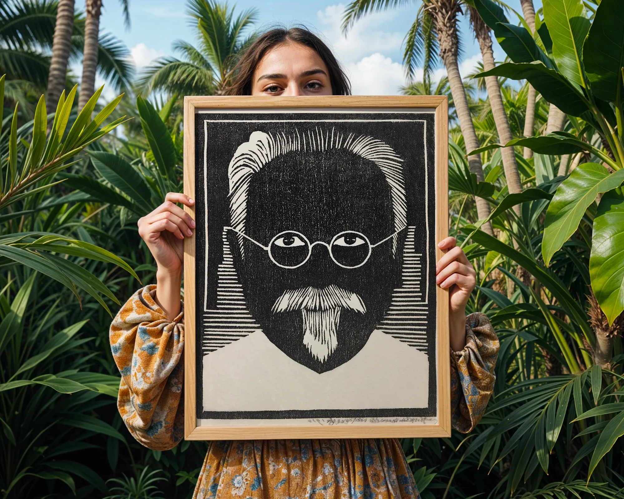 Portrait with Round Spectacles — room view 5