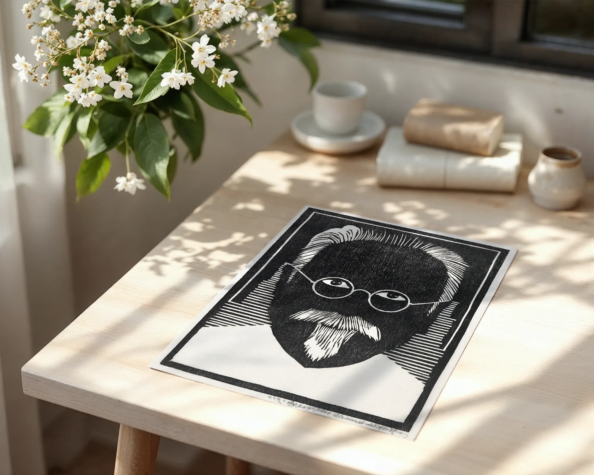 Portrait with Round Spectacles — room view 6