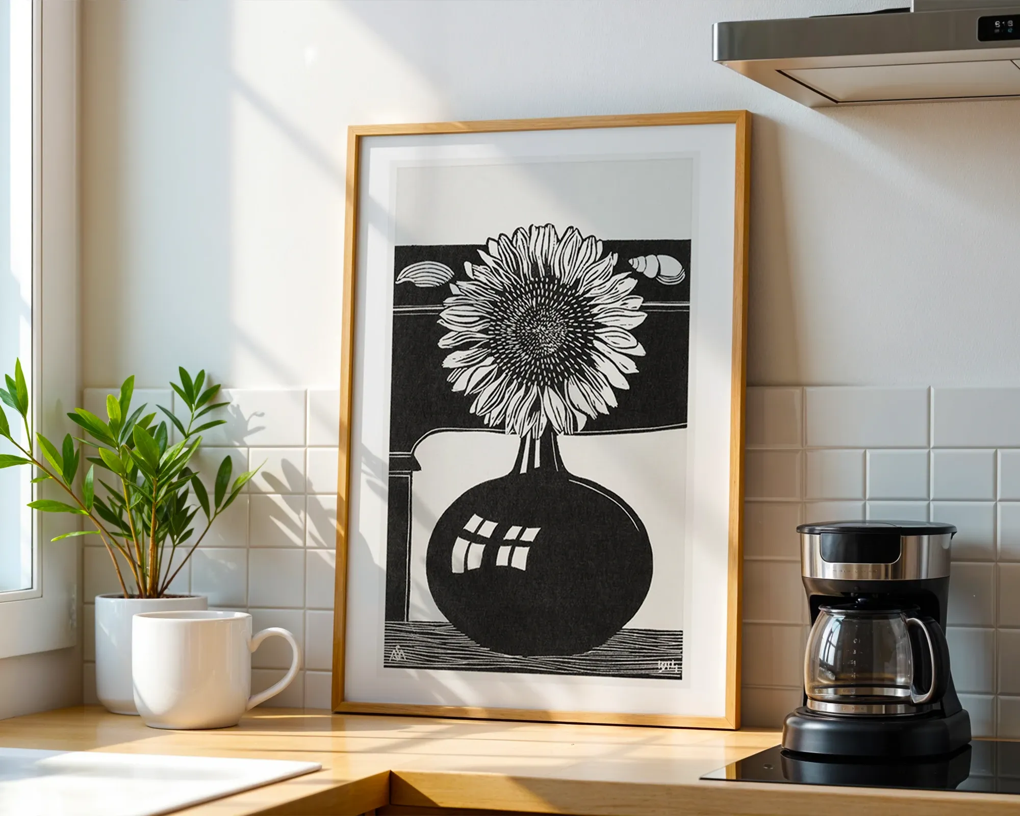Sunflower in a Vase — room view 1