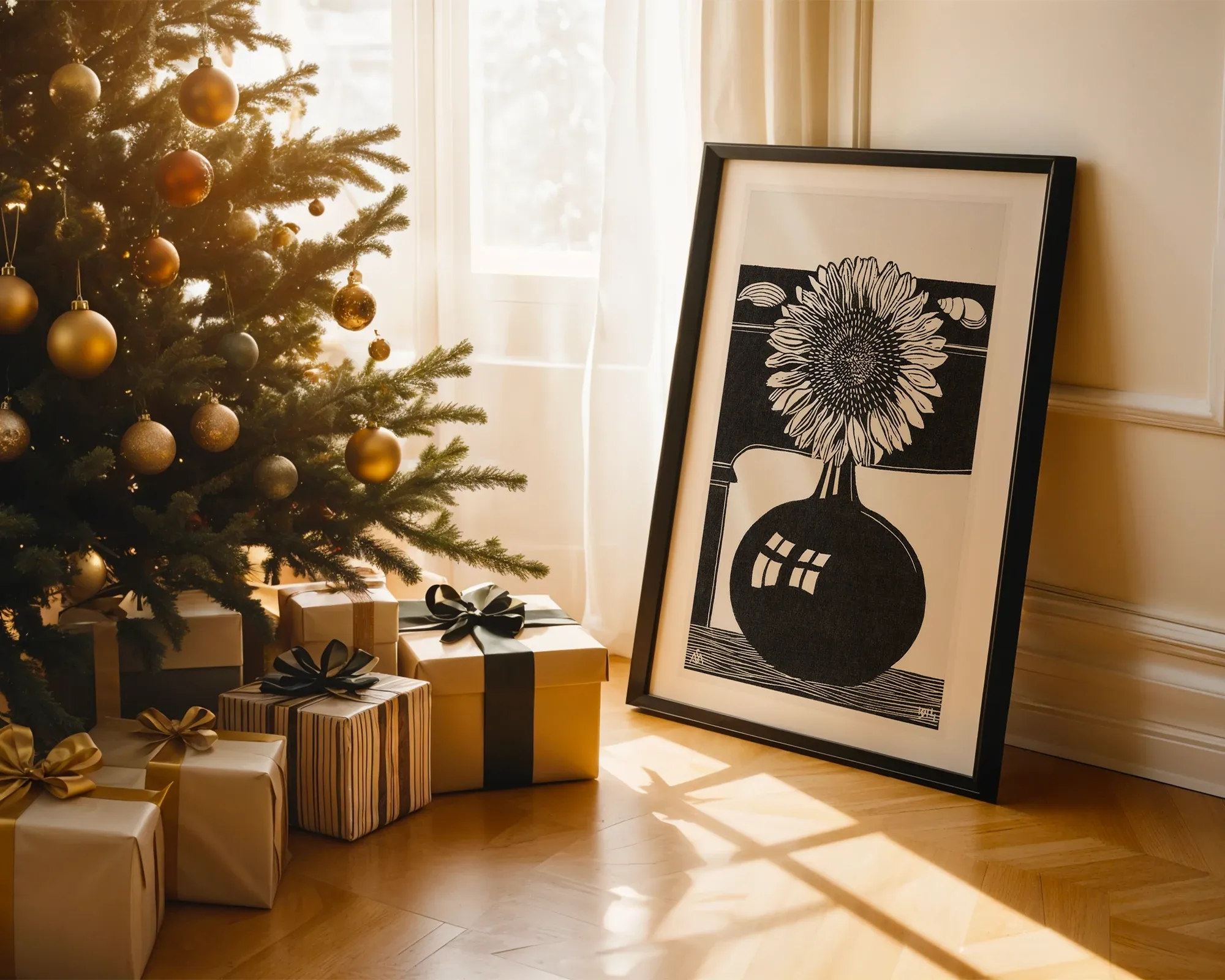 Sunflower in a Vase — room view 2