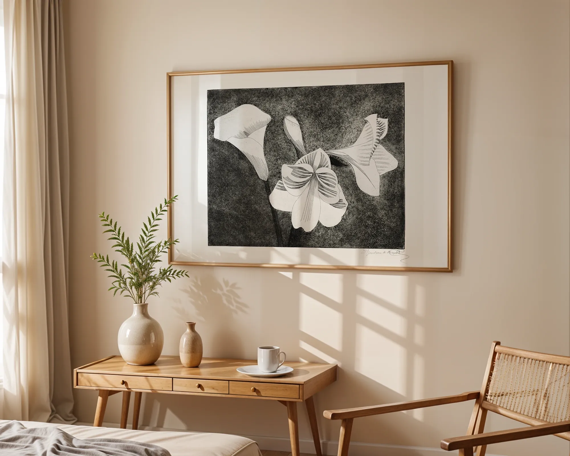 Amaryllis and Calla Studies — room view 1