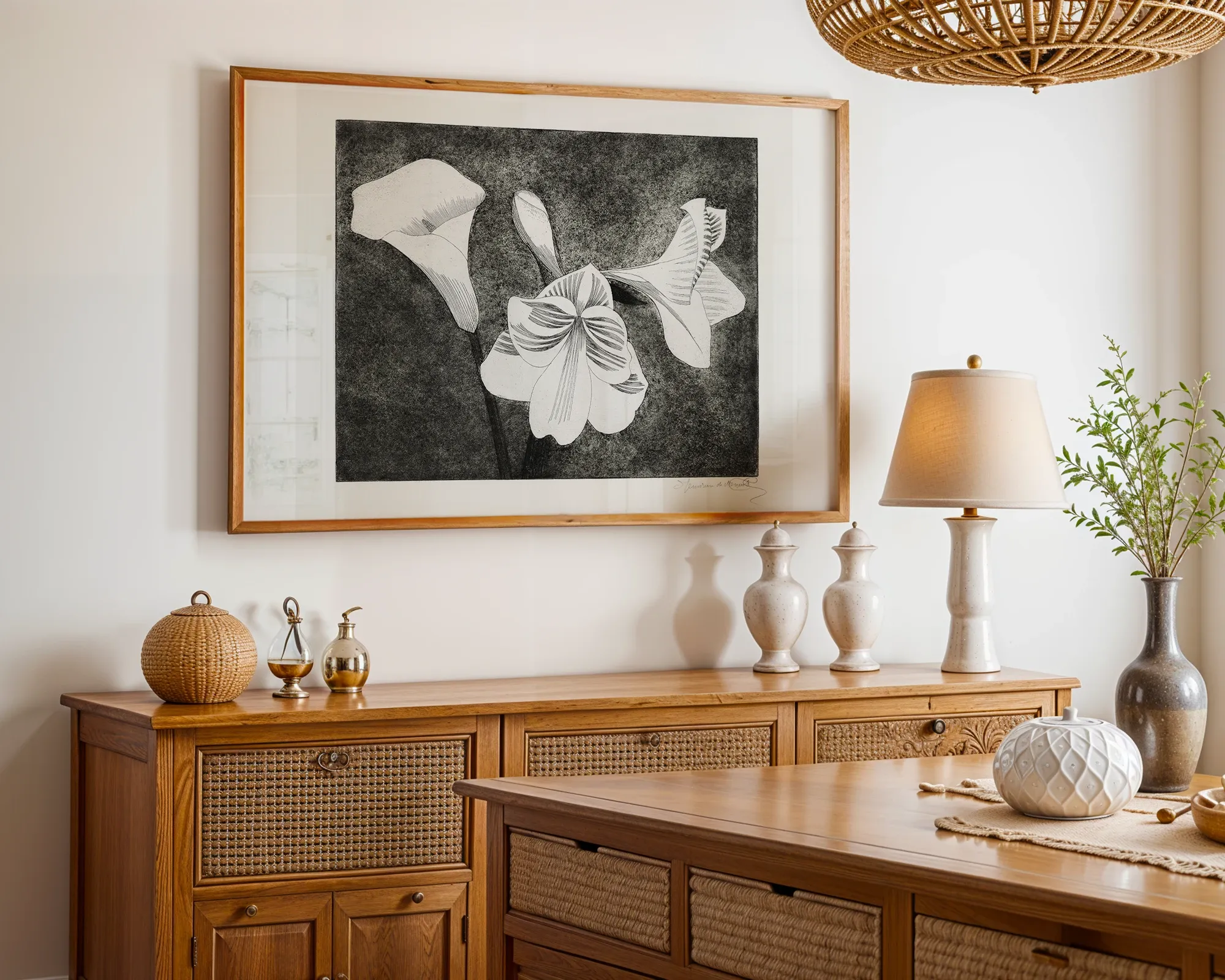 Amaryllis and Calla Studies — room view 4