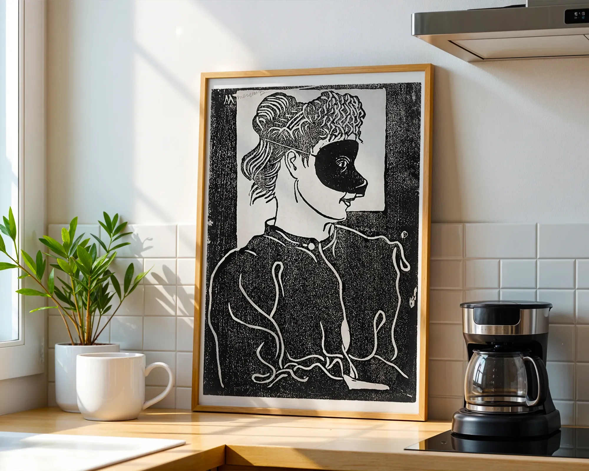 Woman with a Mask — room view 1