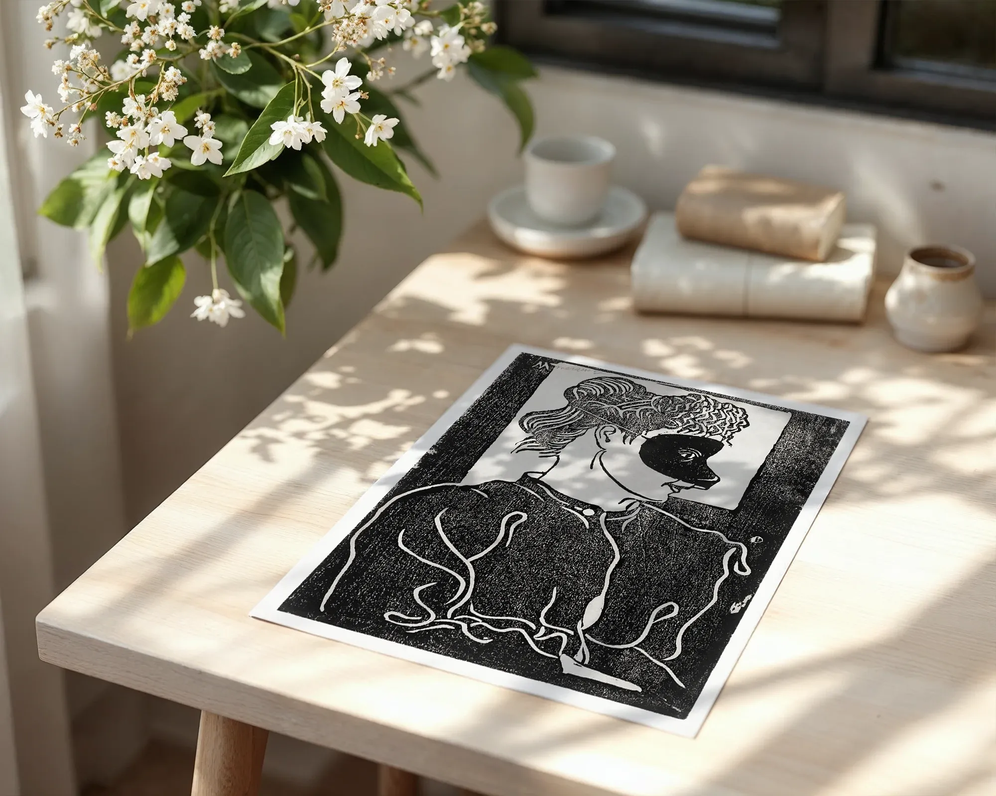 Woman with a Mask — room view 6