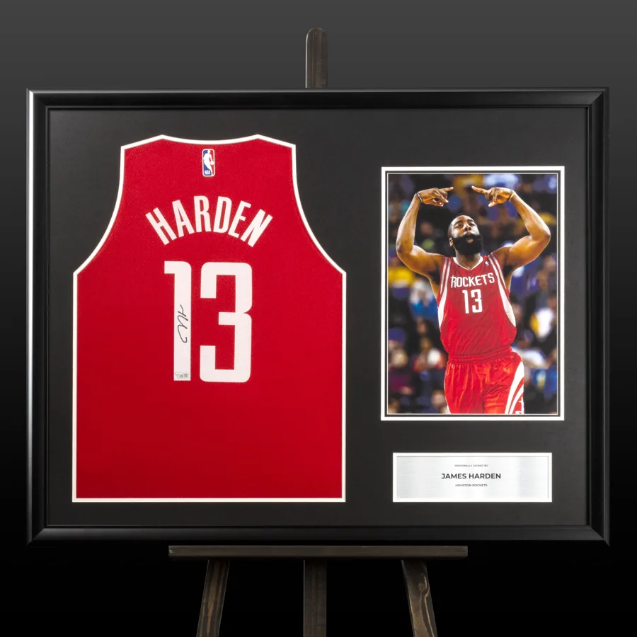 Баскетбольна джерсі Х'юстон Рокетс з автографом Джеймса Хардена (NBA, Houston Rockets, James Harden)