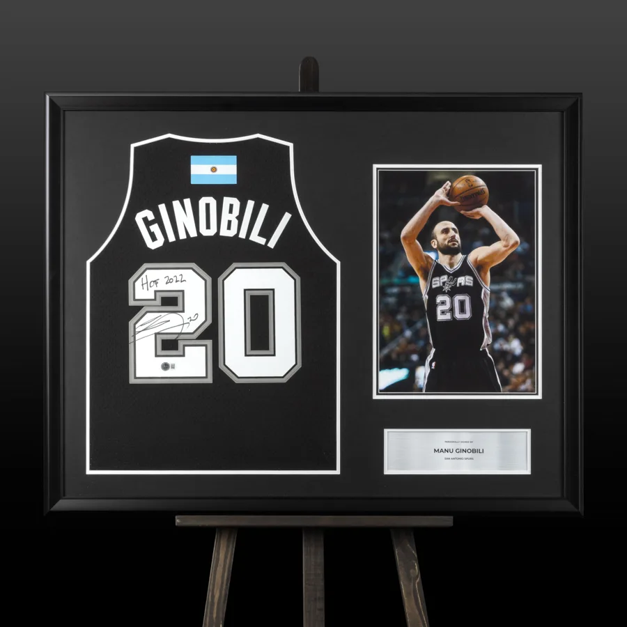 Джерсі Сан-Антоніо Сперс з автографом Ману Джинобілі (NBA, San Antonio Spurs, Ginobili)