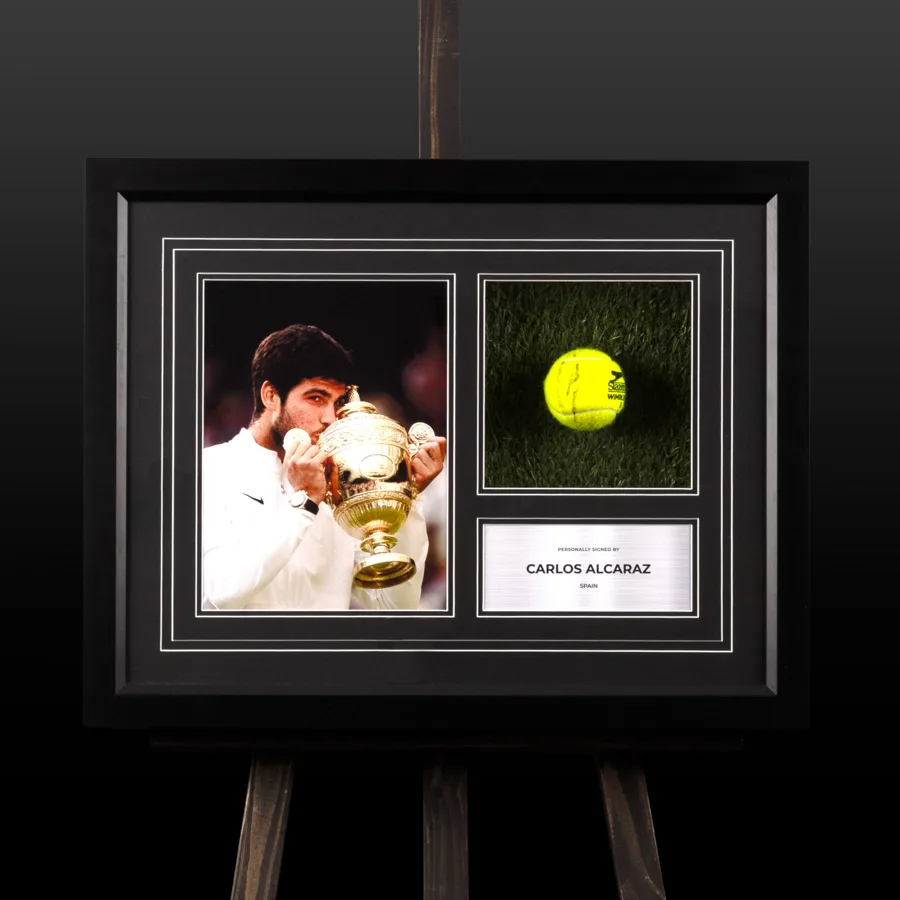 Тенісний м'яч Wimbledon з автографом Карлоса Алькараса (Alcaraz)