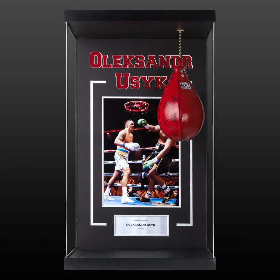 Оригінальний спідбег Cleto Reyes з автографом Олександра Усика (Usyk)