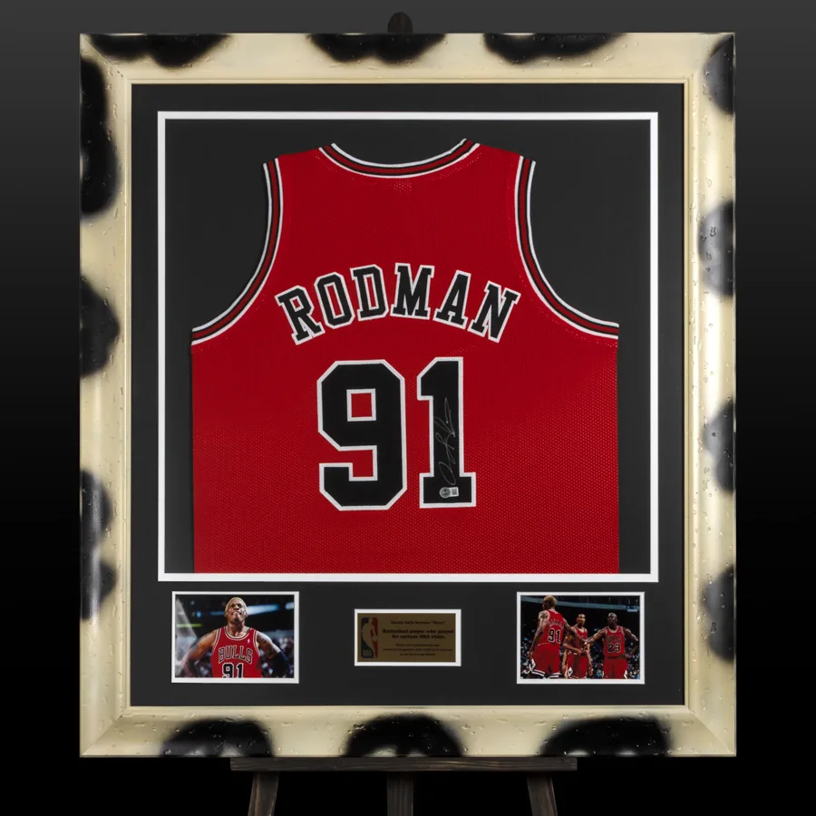 Баскетбольна джерсі Чикаго Буллс з автографом Денніса Родмана (NBA, Dennis Rodman, Chicago Bulls)