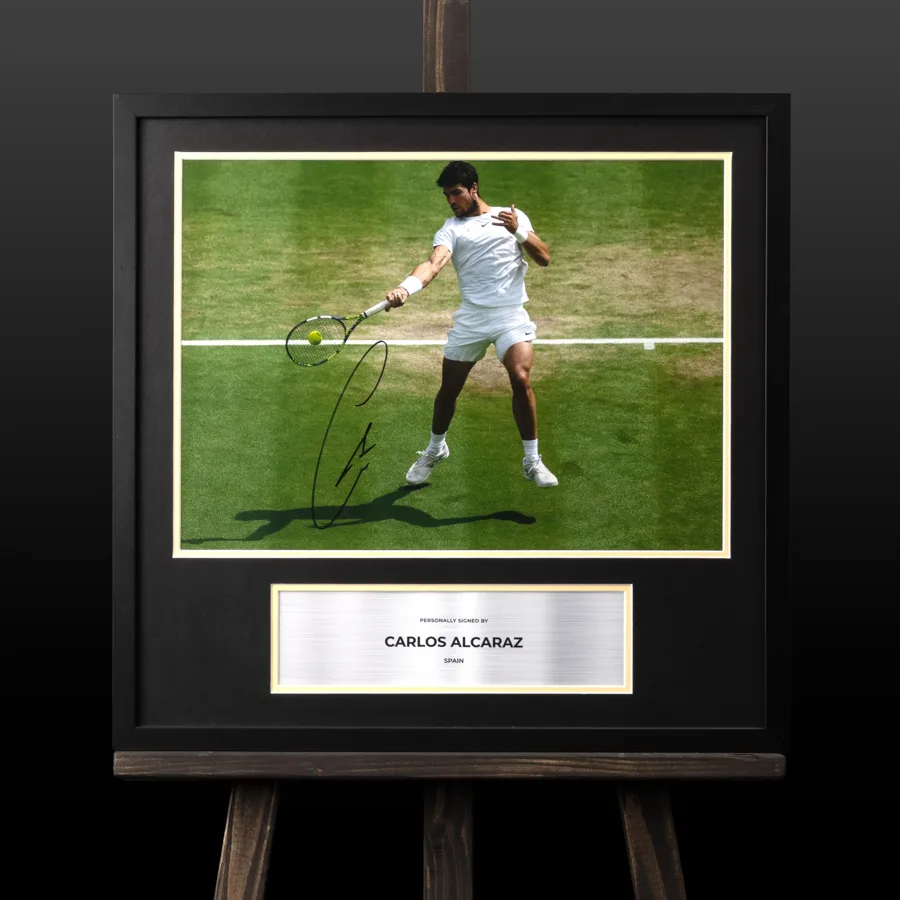 Фотографія з автографом Карлоса Алькараса теніс Wimbledone (Tennis, Carlos Alcaraz)