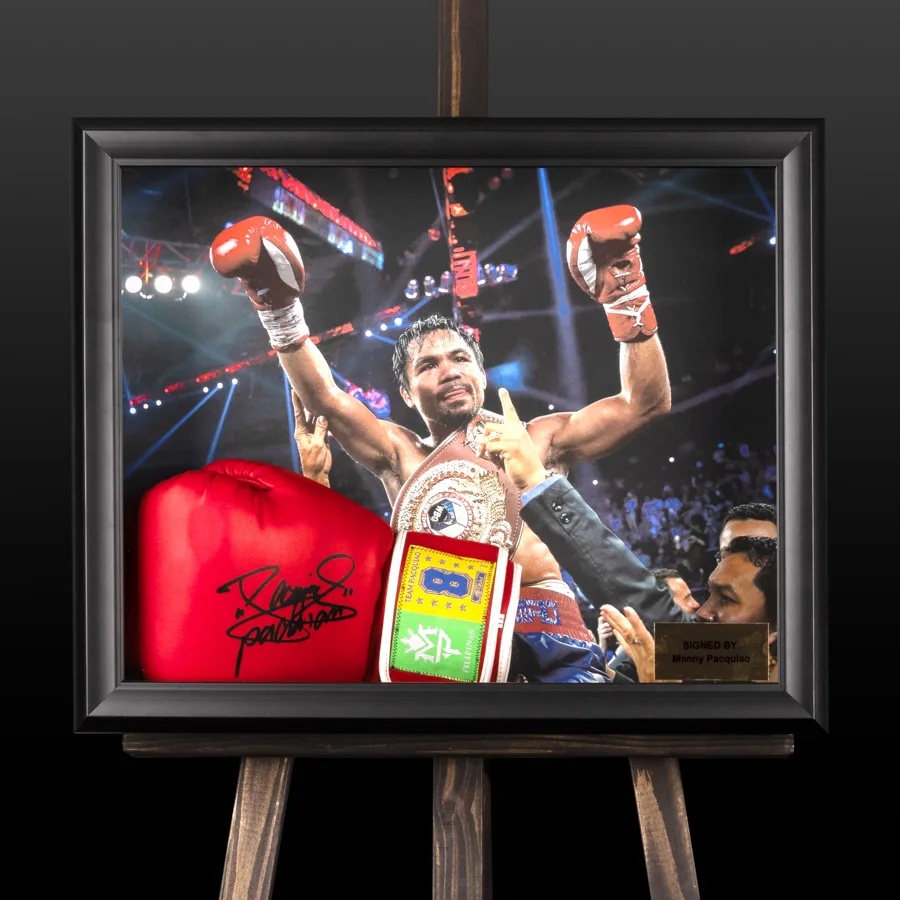 Боксерська рукавичка з автографом Менні Пак'яо (Manny Pacquiao)