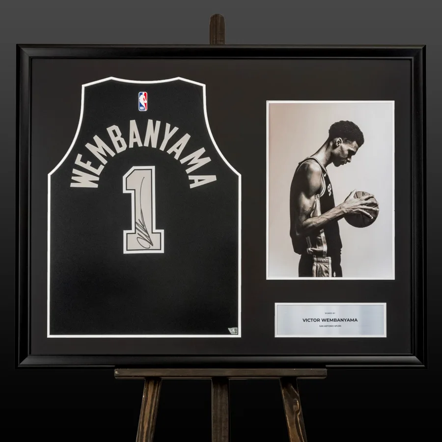 Джерсі Сан-Антоніо Сперс з автографом Віктора Вембаньями (NBA, San Antonio Spurs, Wembanyama)