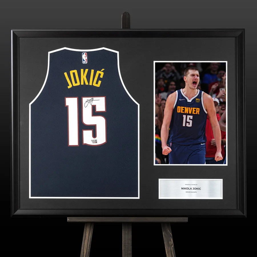 Баскетбольна джерсі Денвер Наггетс з автографом Ніколи Йокича (NBA, Denver Nuggets, Jokic)