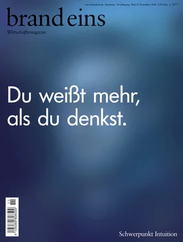 brand eins 11/2016