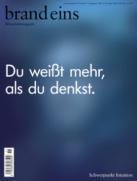 Produktbild für brand eins 11/2016 (App)