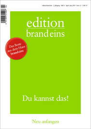 Produktbild für edition brand eins: Neu anfangen