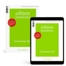 Produktbild für Print & App edition brand eins: Neu anfangen