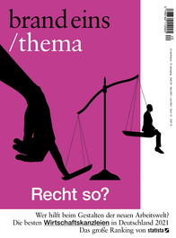 Produktbild für brandeins /thema Wirtschaftskanzleien 2021