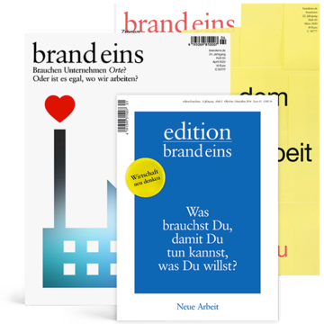 Produktbild für 3x brand eins: Orte, Arbeiten, Neue Arbeit