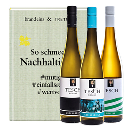 Produktbild für Spezial-Set mit 3 Weinen und dem Buch „So schmeckt Nachhaltigkeit“