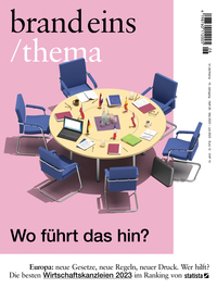 Produktbild für brandeins /thema Wirtschaftskanzleien 2023