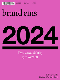 Produktbild für brand eins 01/2024 (Digital)