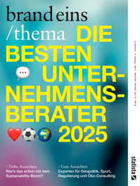 Produktbild für brandeins /thema Unternehmensberater 2025 (Digital)