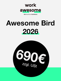 Produktbild für work awesome 26.11.2026: Awesome-Bird-Ticket