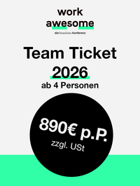 Produktbild für work awesome 26.11.2026: Team-Ticket
