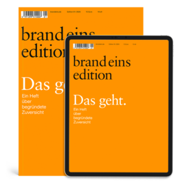 Produktbild für Print + Digital: brand eins edition – Zuversicht