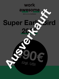 Produktbild für work awesome: Super-Early-Bird-Ticket 2026