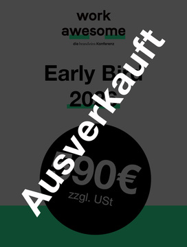 Produktbild für work awesome 26.11.2026: Early-Bird-Ticket