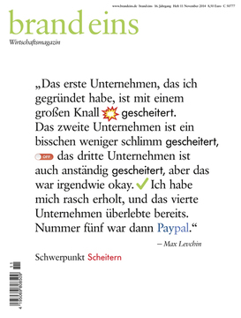 Produktbild für brand eins 11/2014 (App)