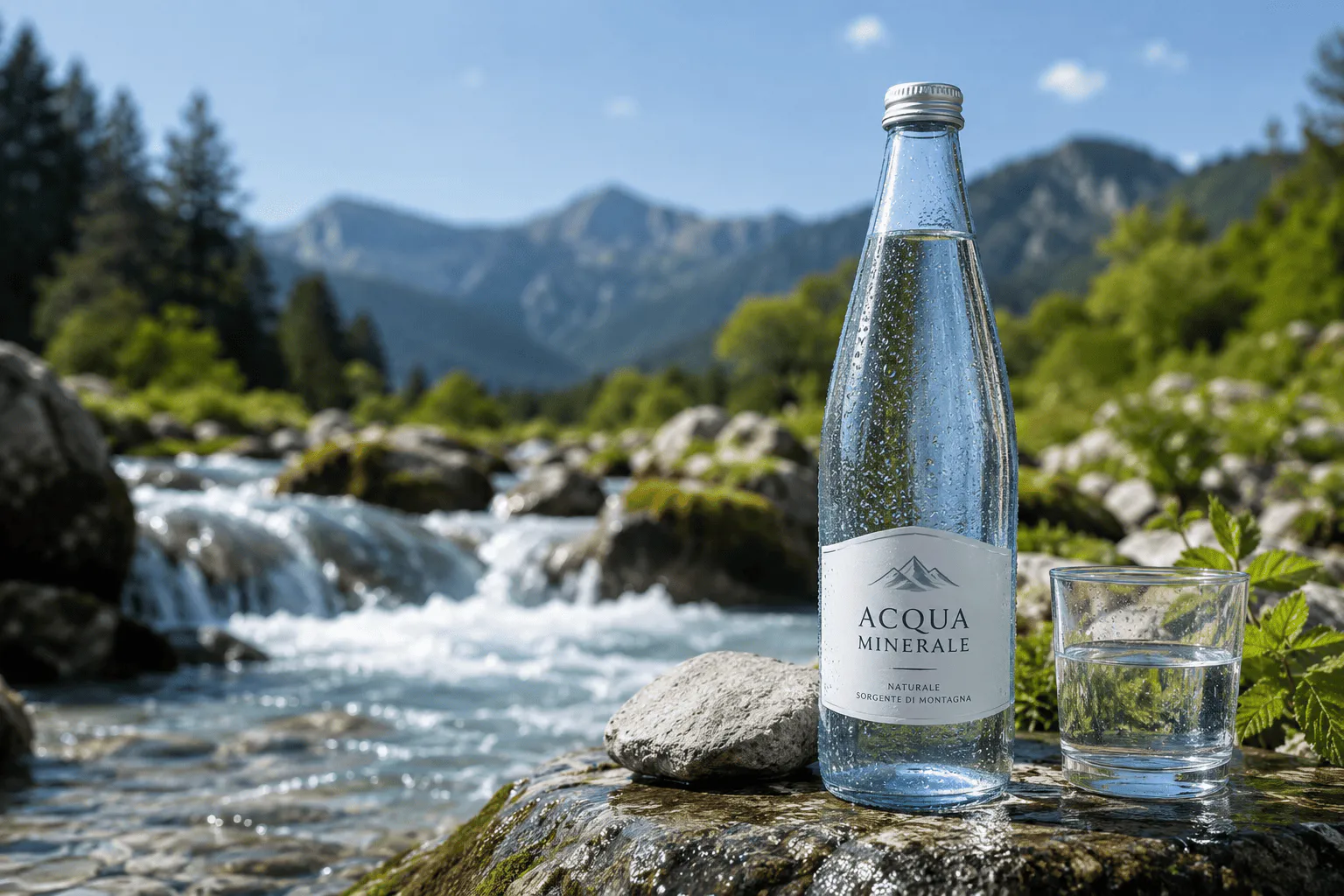 Investitori ricercano azienda di acqua minerale con sorgente e impianto di imbottigliamento