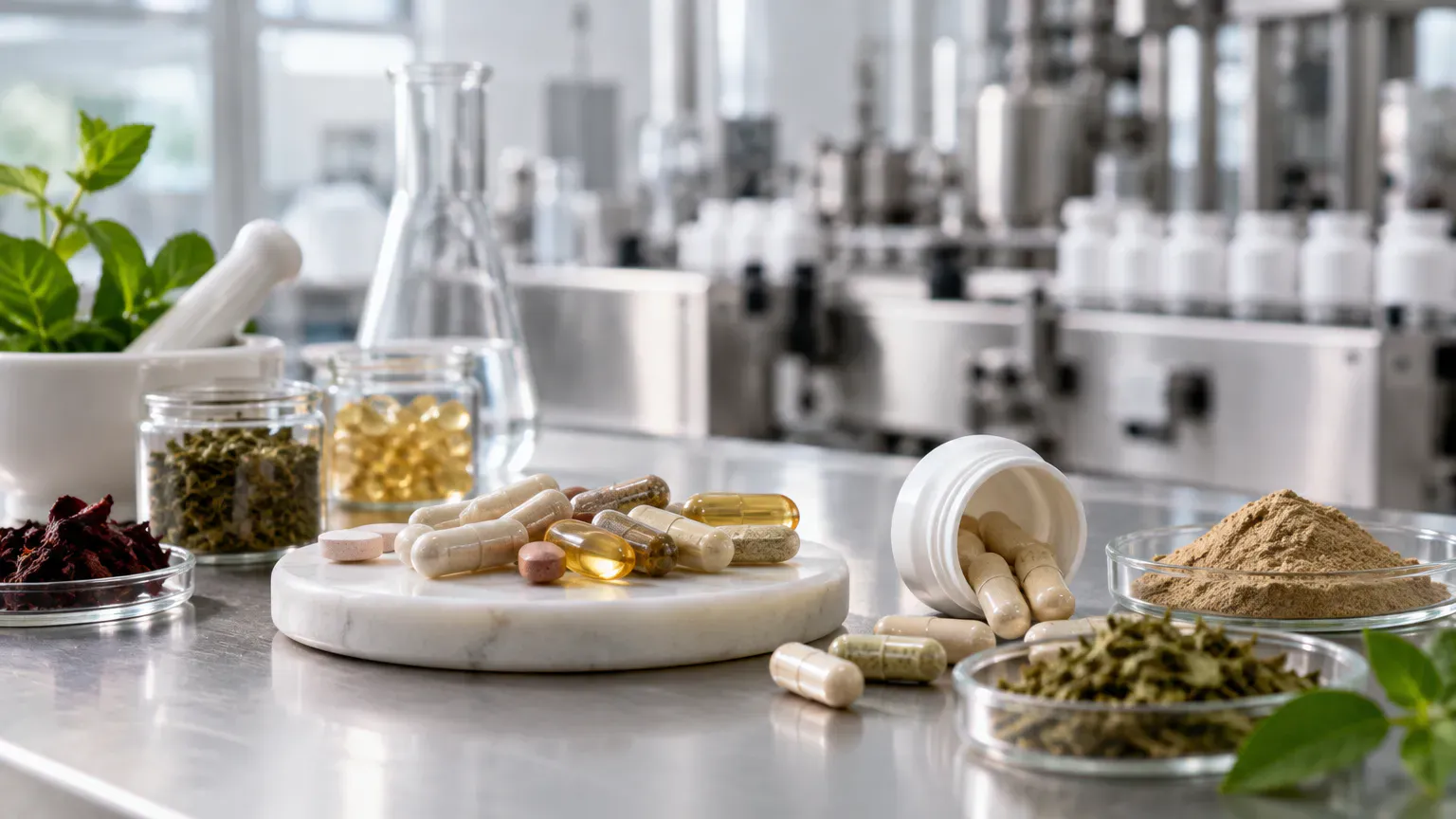 Acquisto azienda nutraceutica nei settori integratori, cosmetica, produzione e materie prime