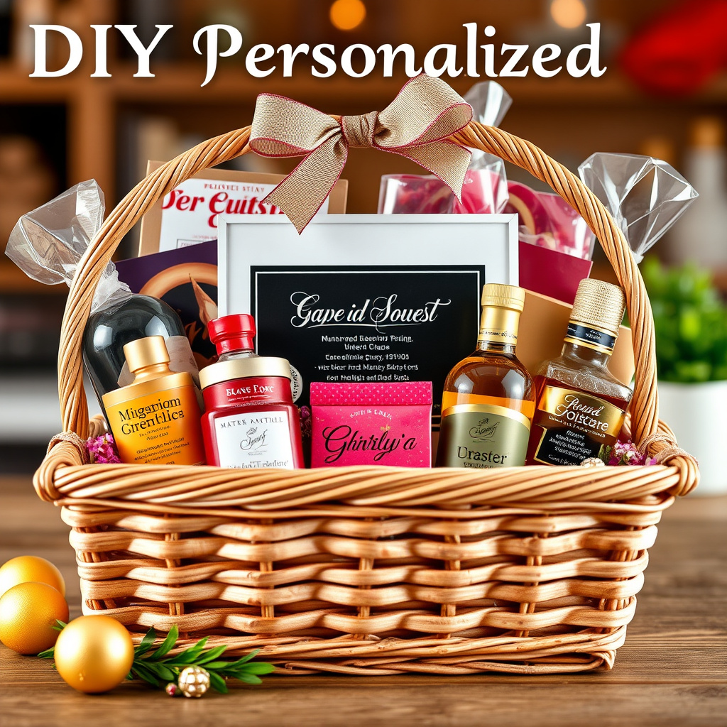 DIY Personalized Gift Baskets: A Step-by-Step Tutorial: ## Adding Personalized Touches and Finishing with Flair