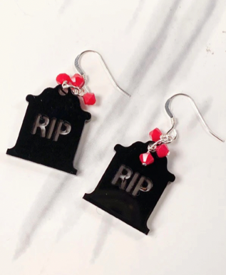 Tombstone Halloween Earring Kit