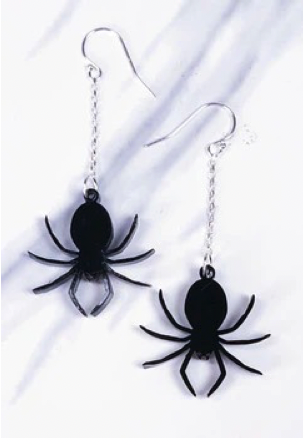 Dangling Spider Halloween Earring Kit