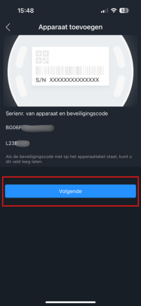 qr code gescanned