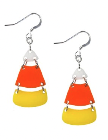 Candy Corn Halloween Earring Kit