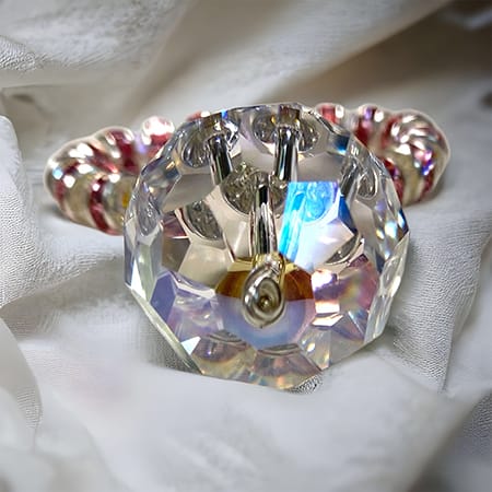 large crystal and create a loop