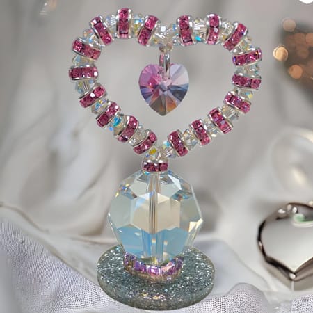 Swarovski crystal heart